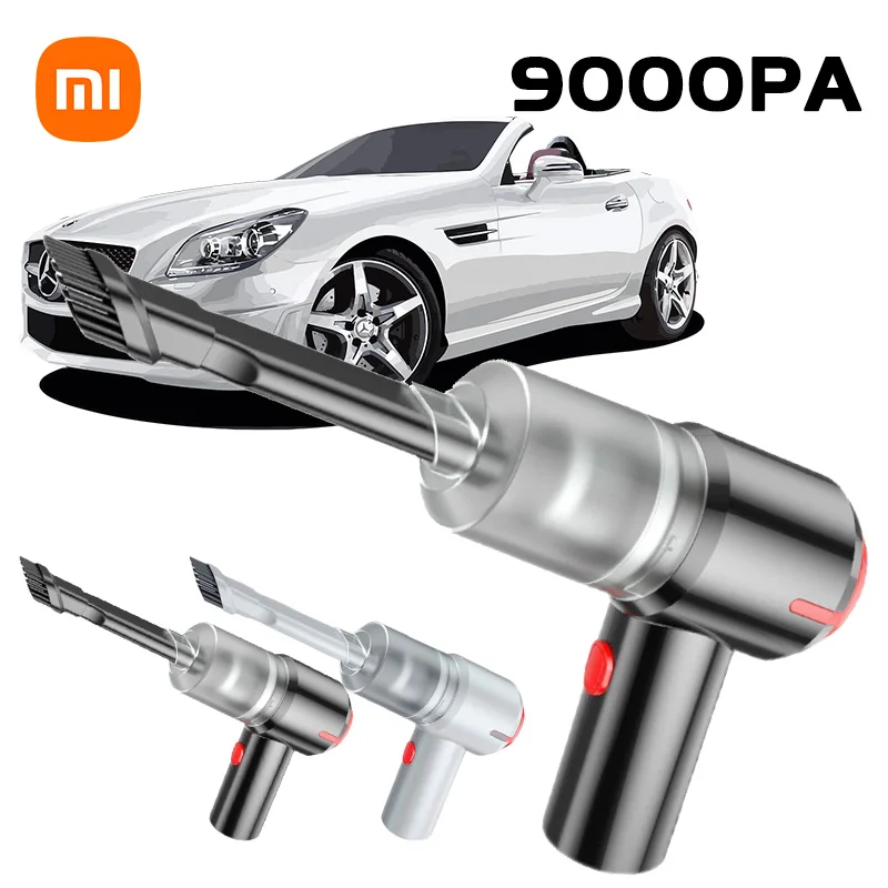 Беспроводной автомобильный пылесос XIAOMI, портативный ручной пылесос для автомобиля и дома, 9000 па, Мощное всасывание, пылесос, воздуходувка
Беспроводной автомобильный пылесос XIAOMI, портативный ручной пылесос для автомобиля и дома, 9000 па, Мощное всасывание, пылесос, воздуходувка