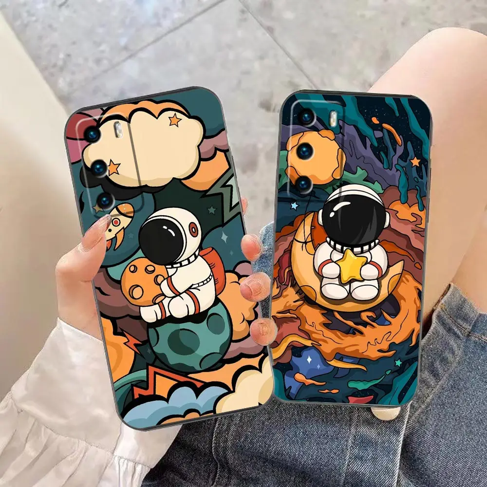 Funda Coque Case For HUAWEI P50 P40 P30 P20 P10 P9 P8 Plus MATE 30 20 20X 10 9 8 Pro Lite Case Stylish Cute Cartoon Astronaut
Funda Coque Case For HUAWEI P50 P40 P30 P20 P10 P9 P8 Plus MATE 30 20 20X 10 9 8 Pro Lite Case Stylish Cute Cartoon Astronaut