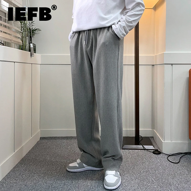IEFB Pleated Casual Men's Pants Autumn Korean Wide Leg Straight Tube Loose 2023 Solid Color Fashion Male Trousers 9A5862
IEFB Pleated Casual Men's Pants Autumn Korean Wide Leg Straight Tube Loose 2023 Solid Color Fashion Male Trousers 9A5862