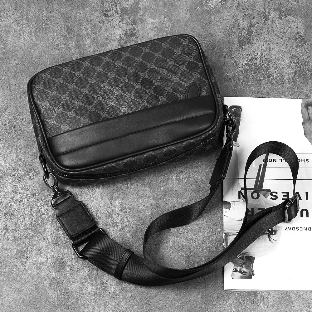 Men's Shoulder Bag Leather Fashion Plaid Designer Handbags Crossbody Bags for Men Luxury Male Travel Men's Messenger Bag
Men's Shoulder Bag Leather Fashion Plaid Designer Handbags Crossbody Bags for Men Luxury Male Travel Men's Messenger Bag
