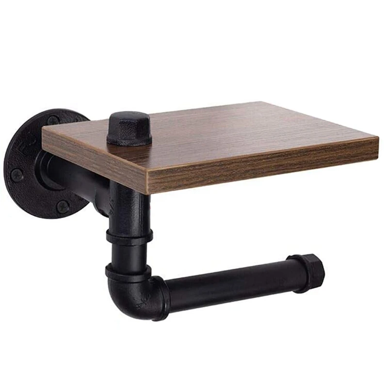 Rustic Industrial Toilet Paper Roll Holder,Pipe Floating Holder For Home/Bathroom,Wall Mounted Shelf
Rustic Industrial Toilet Paper Roll Holder,Pipe Floating Holder For Home/Bathroom,Wall Mounted Shelf