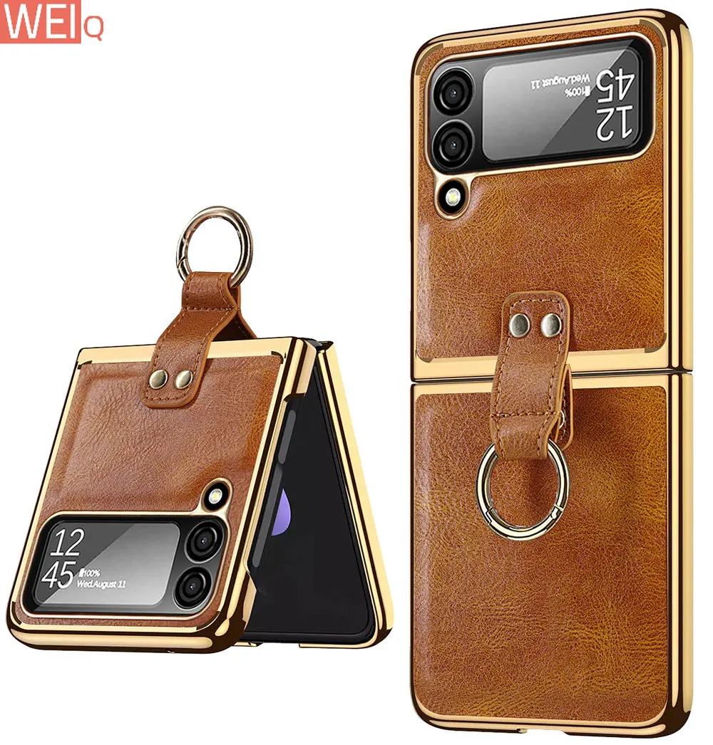 Business Retro Leather Case For Samsung Galaxy Z Flip4 Flip 4 Ring Holder Vintage Classical Cover
Business Retro Leather Case For Samsung Galaxy Z Flip4 Flip 4 Ring Holder Vintage Classical Cover