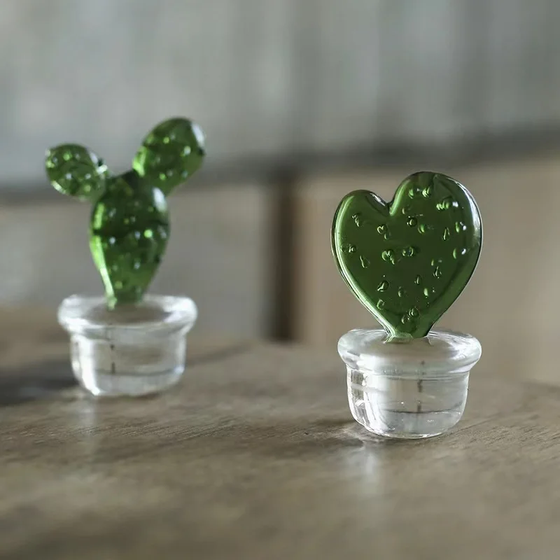 Creative Japanese-style Glass Decorations Small Ornaments Cactus Hand-made Cute Living Room Desktop Glass Plant Ornaments
Creative Japanese-style Glass Decorations Small Ornaments Cactus Hand-made Cute Living Room Desktop Glass Plant Ornaments