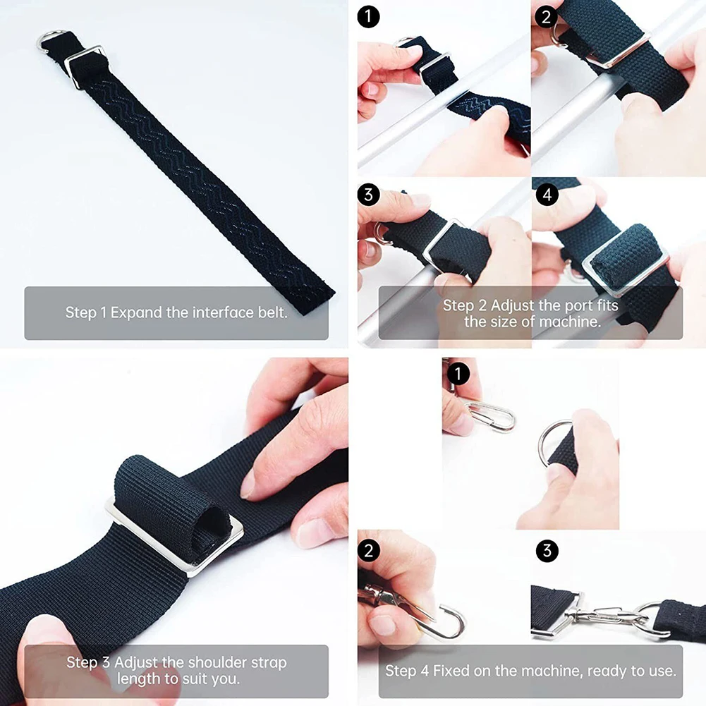 Padded Harness Single Shoulder Strap Replacement Supplies Trimmer Strap Accessory Black Garden Leaf Blower Nylon
Padded Harness Single Shoulder Strap Replacement Supplies Trimmer Strap Accessory Black Garden Leaf Blower Nylon