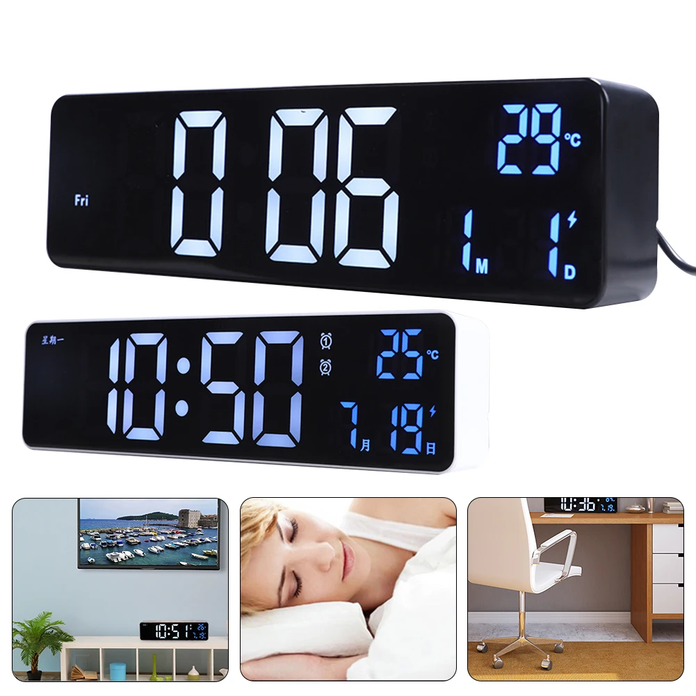 LED Multifunctional Clock Digital Alarm Snooze Display Time Night Led Light Table Desktop Home Decor Gifts For Childr
LED Multifunctional Clock Digital Alarm Snooze Display Time Night Led Light Table Desktop Home Decor Gifts For Childr