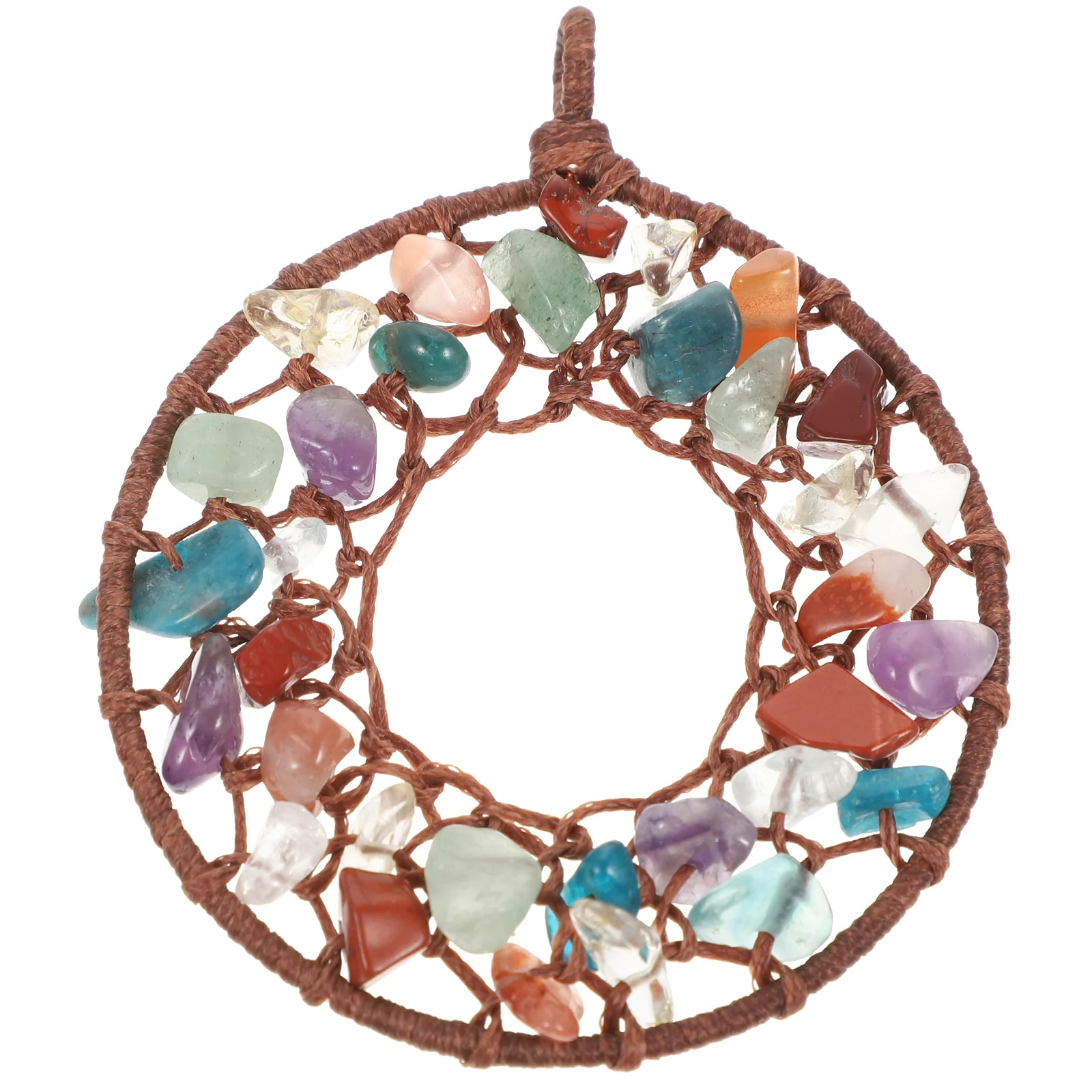 Catcher Dream Hanging Pendant Diy Gravel Crystal Decor Wall Homedreamcatcher Indoor Ornaments Car Decoration
Catcher Dream Hanging Pendant Diy Gravel Crystal Decor Wall Homedreamcatcher Indoor Ornaments Car Decoration