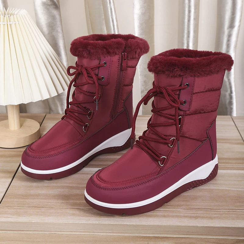 Женские Водонепроницаемые зимние ботинки 2022, женские зимние ботинки на платформе, сохраняющие тепло ботильоны на толстом меху и каблуке, ...
Женские Водонепроницаемые зимние ботинки 2022, женские зимние ботинки на платформе, сохраняющие тепло ботильоны на толстом меху и каблуке, ...