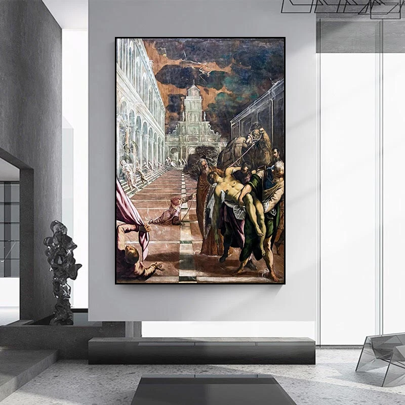 Tintoretto "St. Mark's Remains Taken to Venice" Canvas Painting Murals Posters and Prints Living Room Wall Decor Home Decor
Tintoretto "St. Mark's Remains Taken to Venice" Canvas Painting Murals Posters and Prints Living Room Wall Decor Home Decor