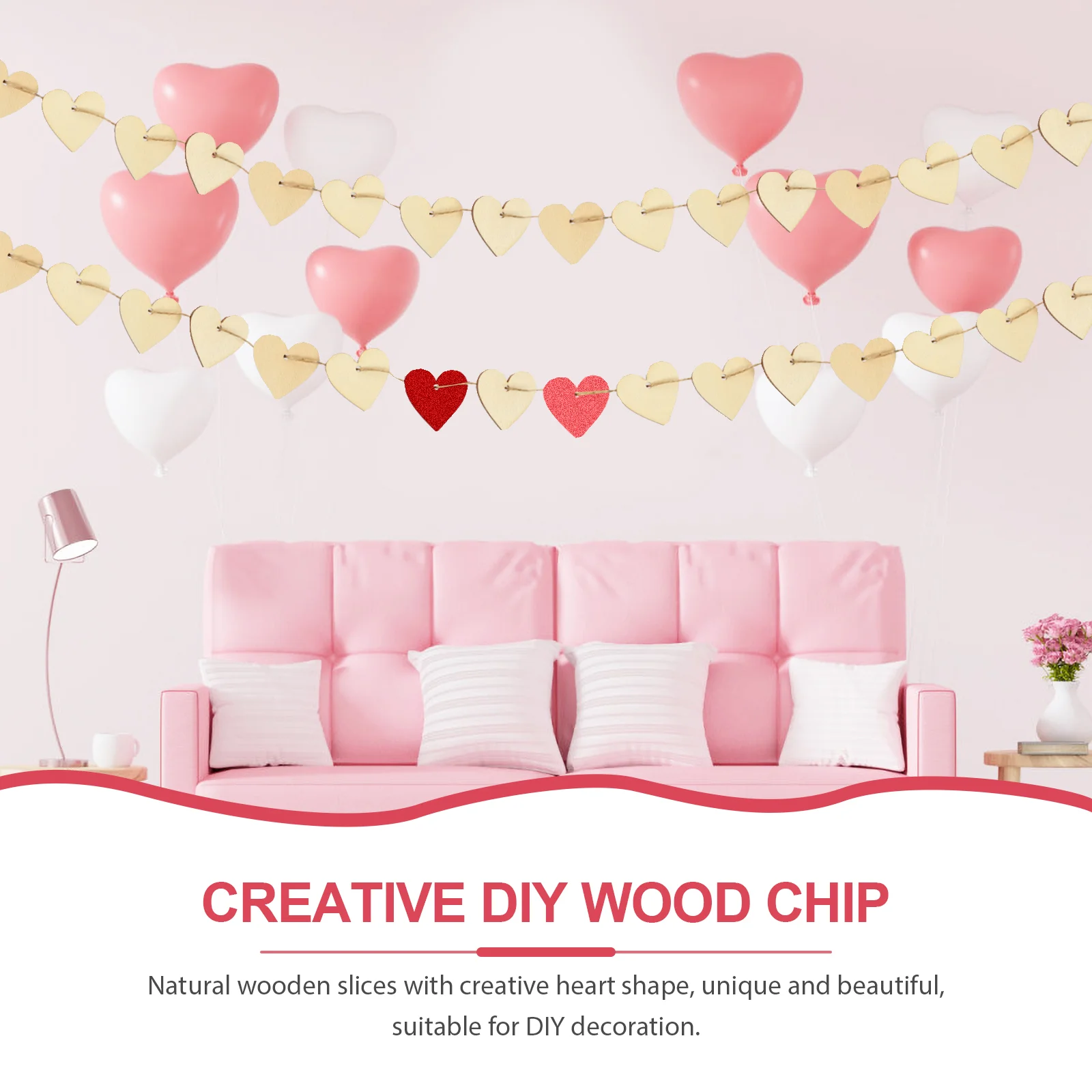 3pcs 2 bags of DIY Wood Slices Heart-shaped Decors Wooden Cutout Heart-shape DIY Decors
3pcs 2 bags of DIY Wood Slices Heart-shaped Decors Wooden Cutout Heart-shape DIY Decors