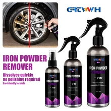 50/100/300ml Car Wheels Brake Iron Remover Retreading Agent Auto Body Rim Rust Dust Cleaner Rustproof Spray Car Care Accessories