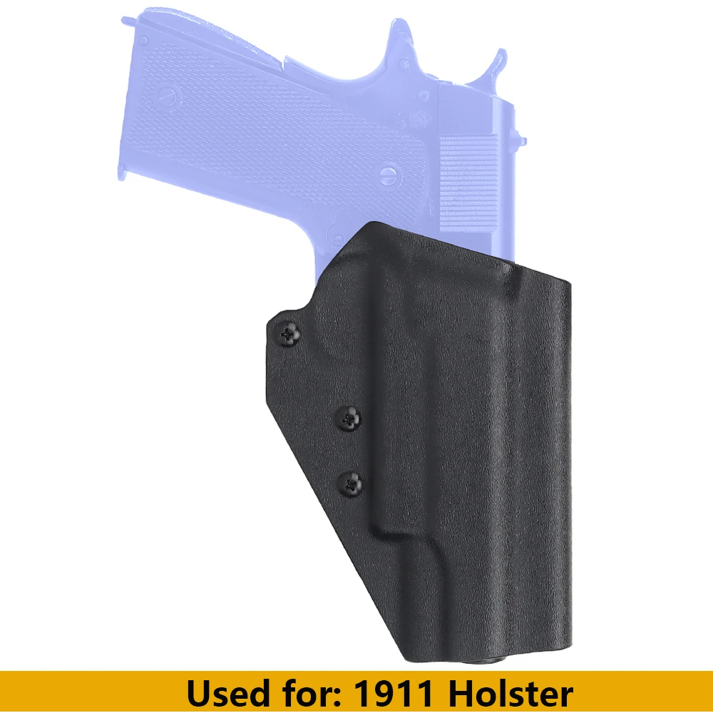 Легкая тактическая кобура Kydex для пистолета, быстросъемный рукав для 1911 охоты, пейнтбола, страйкбола, аксессуары
Легкая тактическая кобура Kydex для пистолета, быстросъемный рукав для 1911 охоты, пейнтбола, страйкбола, аксессуары