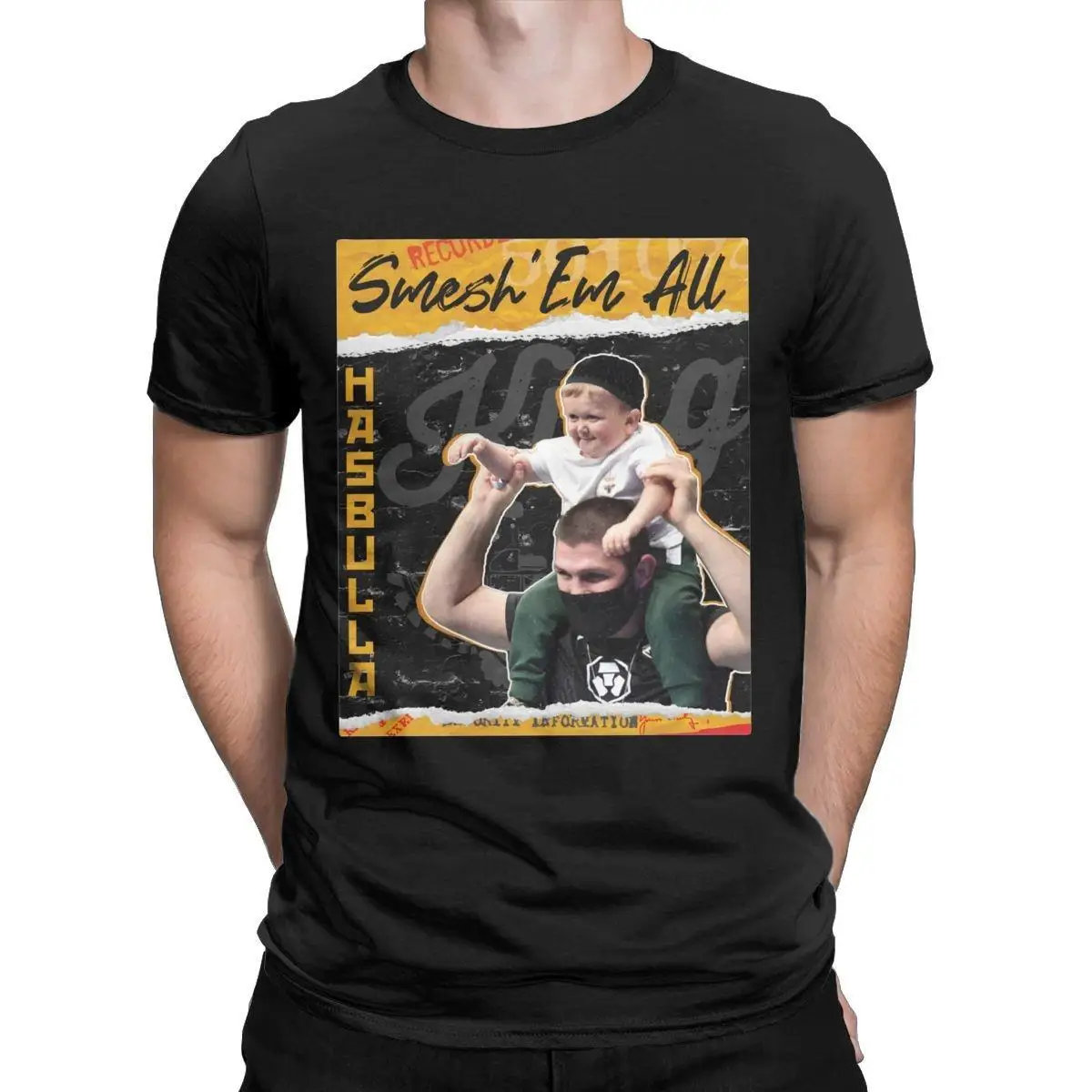 Hasbulla Magomedov Funny Khabib T Shirt Men Pure Cotton Funny T-Shirt Round Collar Tees Short Sleeve Clothing Printed
Hasbulla Magomedov Funny Khabib T Shirt Men Pure Cotton Funny T-Shirt Round Collar Tees Short Sleeve Clothing Printed
