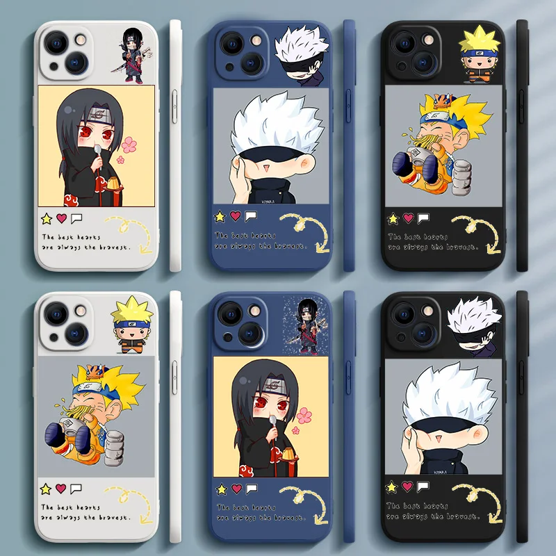 Good looking naruto cartoon character For Apple iPhone 12 13 Pro mini Pro Max XR XS XS MAX SE Liquid Rope Cover Funda Phone Case
Good looking naruto cartoon character For Apple iPhone 12 13 Pro mini Pro Max XR XS XS MAX SE Liquid Rope Cover Funda Phone Case