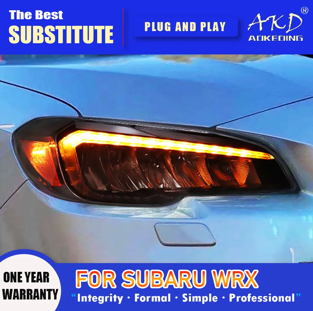 AKD Head Lamp for Subaru WRX STI LED Headlight 2015-2020 Headlights WRX STI DRL Turn Signal High Beam Angel Eye Projector Lens
AKD Head Lamp for Subaru WRX STI LED Headlight 2015-2020 Headlights WRX STI DRL Turn Signal High Beam Angel Eye Projector Lens