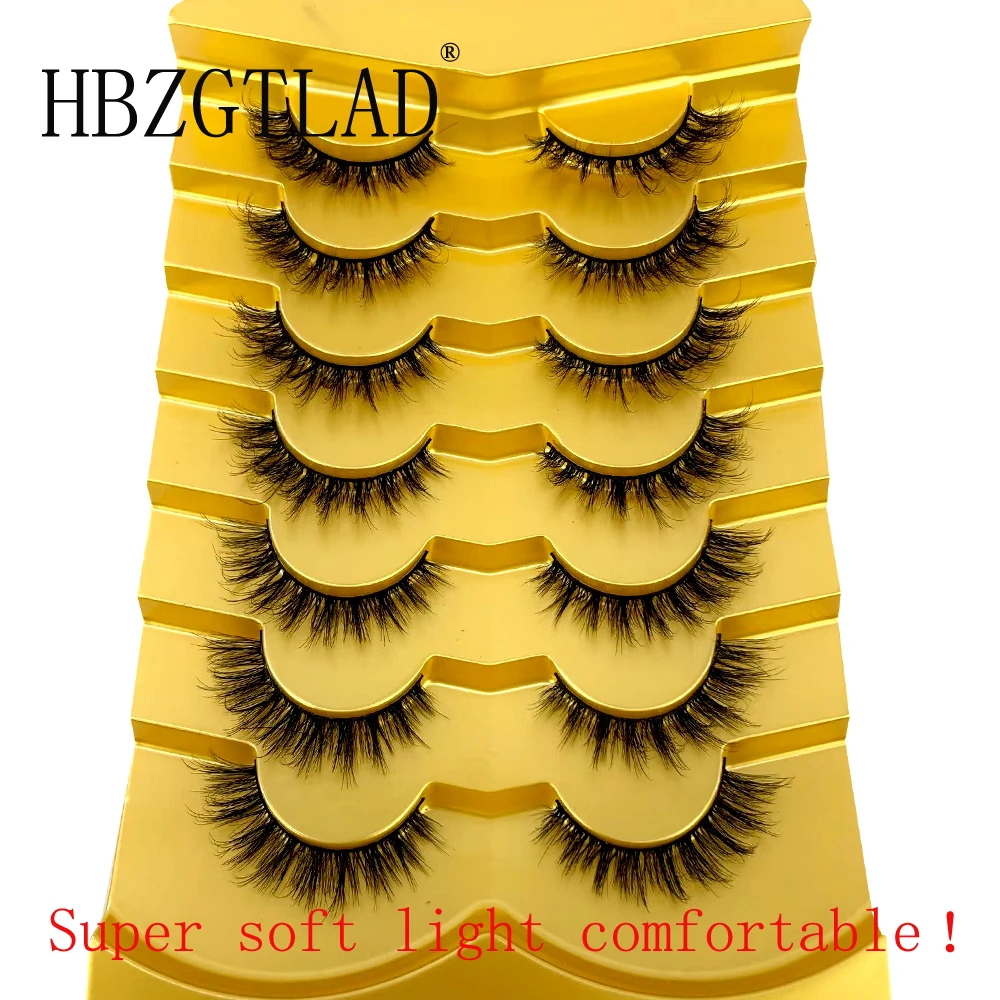 7 pairs slender and soft 3D Faux Mink Lashes Natural False Eyelashes Dramatic Volume Lashes Eyelash Extension Makeup for beauty
7 pairs slender and soft 3D Faux Mink Lashes Natural False Eyelashes Dramatic Volume Lashes Eyelash Extension Makeup for beauty