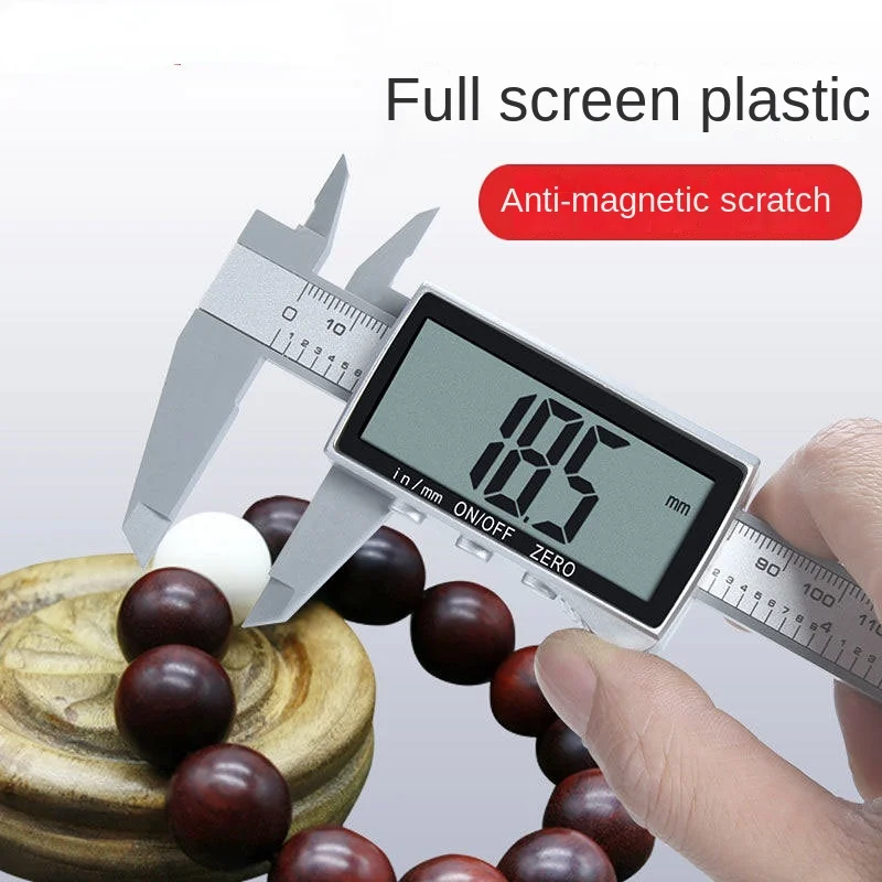 Digital Caliper High-accuracy Plastics Electronic Digital Vernier Calipers 0-150mm Precision Micrometer Measuring Caliper Gauges
Digital Caliper High-accuracy Plastics Electronic Digital Vernier Calipers 0-150mm Precision Micrometer Measuring Caliper Gauges