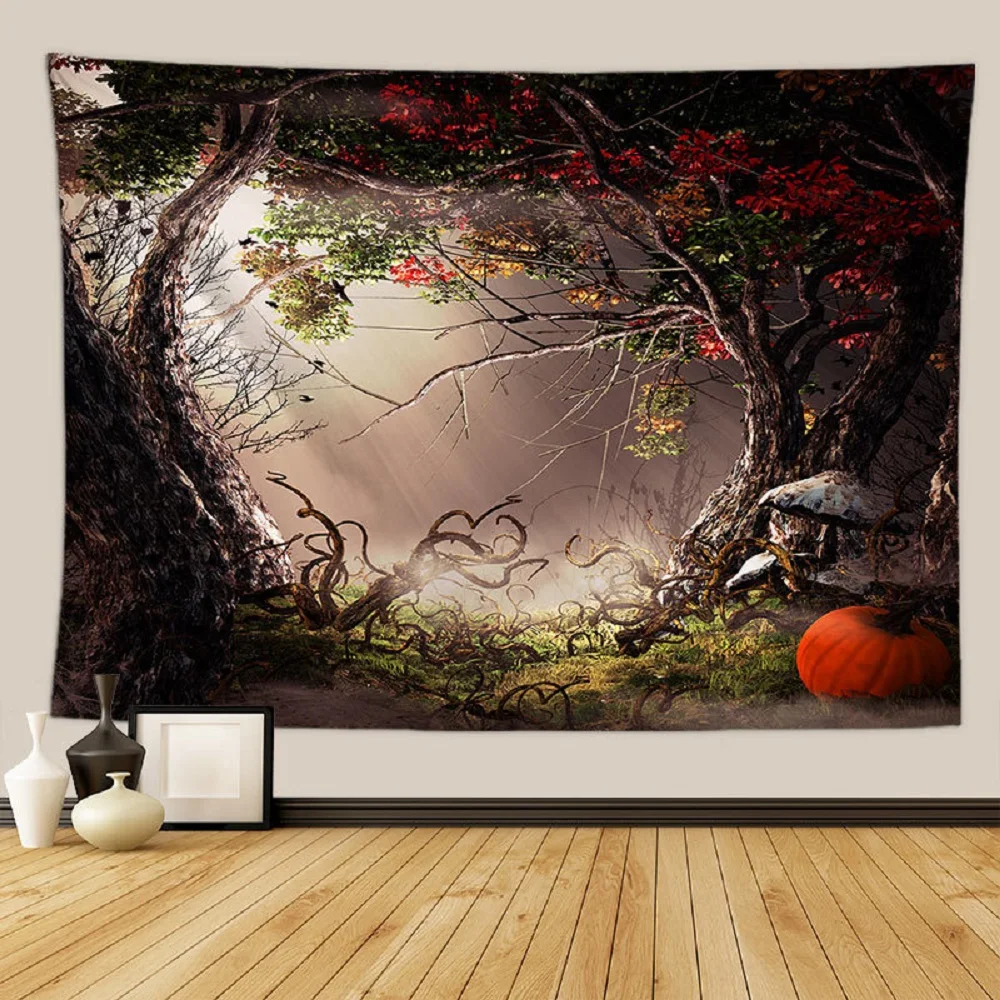 Vine Trees Magic Forest Tapestry Fantasy Moon Mushroom House Plants Fairyland Tapestries Bedroom Living Room Dorm Wall Hanging
Vine Trees Magic Forest Tapestry Fantasy Moon Mushroom House Plants Fairyland Tapestries Bedroom Living Room Dorm Wall Hanging