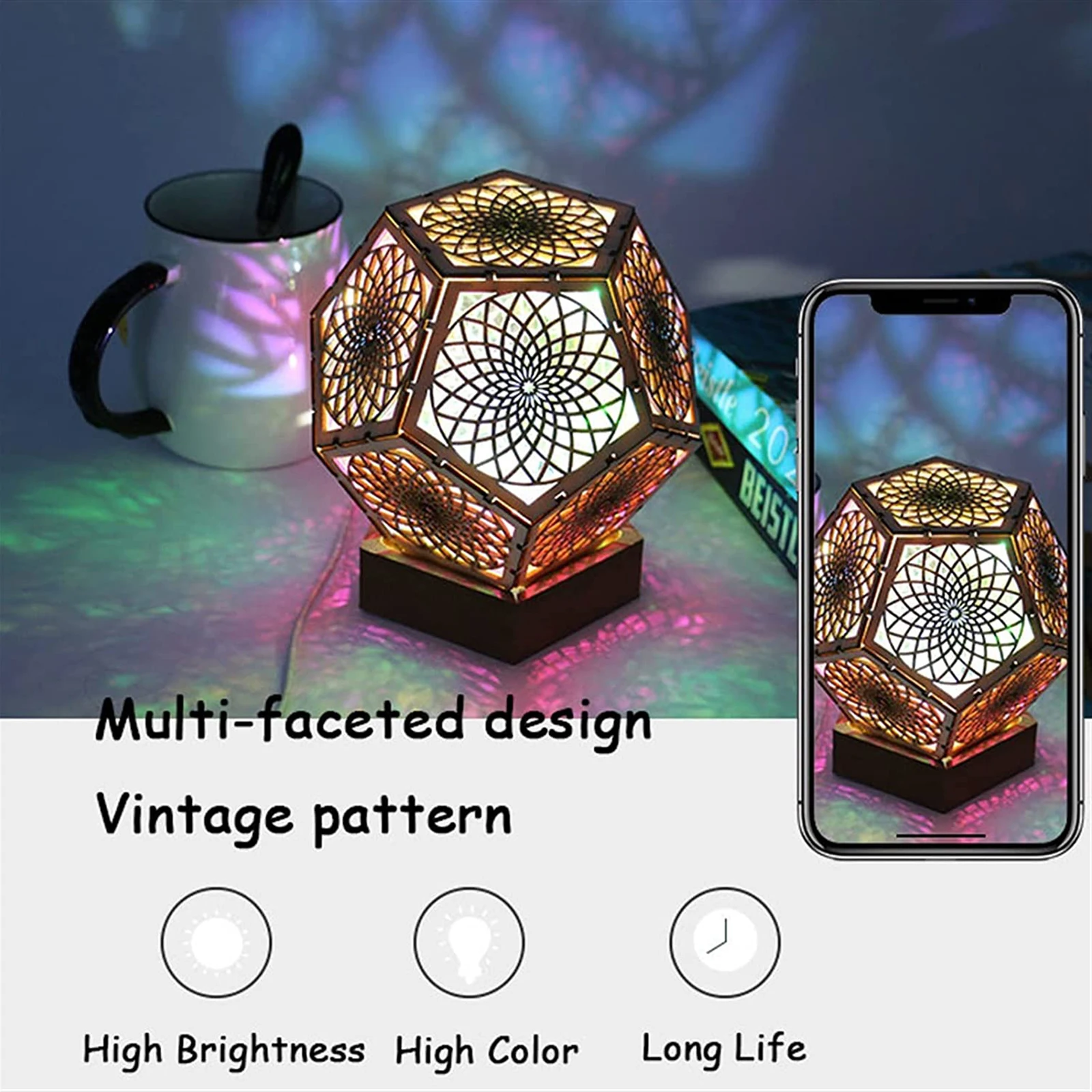 Vintage Pattern Bohemian Light Starry Sky Night Light Projection Lamp Large Floor Lamp Colorful Diamond Home Decor Table Lamps
Vintage Pattern Bohemian Light Starry Sky Night Light Projection Lamp Large Floor Lamp Colorful Diamond Home Decor Table Lamps