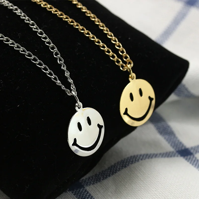 YDL Gold Plated Smile Face Necklace for Women New Fashion Jewelry Pendant Cute Necklace Luxury Style European Korea Jewellry
YDL Gold Plated Smile Face Necklace for Women New Fashion Jewelry Pendant Cute Necklace Luxury Style European Korea Jewellry