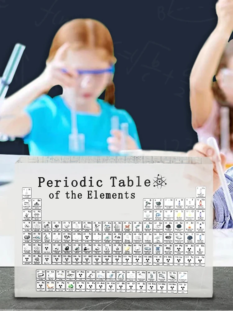 Crysta Acrylic Periodic Table Display with Real Crystal Elements Picture School Day Valentine Gift Teaching Birthday Home Decor
Crysta Acrylic Periodic Table Display with Real Crystal Elements Picture School Day Valentine Gift Teaching Birthday Home Decor