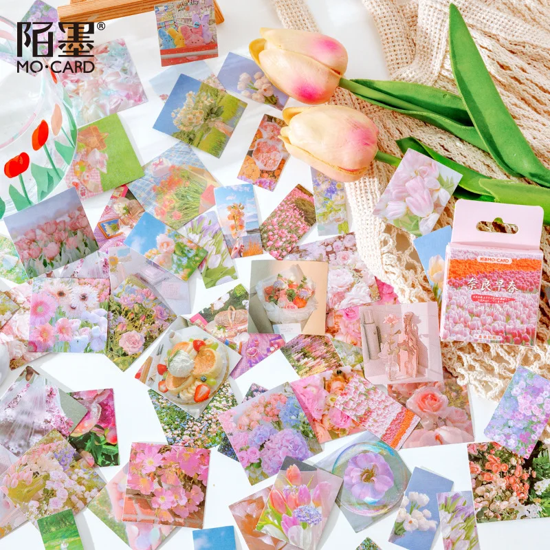 45 Sheets Colorful Flowers Tulip Plant Stickers Cute Scrapbook Design Diary Decorative Materials Handmade Journal Supplies
45 Sheets Colorful Flowers Tulip Plant Stickers Cute Scrapbook Design Diary Decorative Materials Handmade Journal Supplies