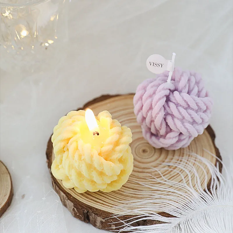 INScandle Creative Handmade Wool Ball Candle Aromatherapy Candle Gift Box Photo Props Essential Oil Scented Candle Decoration
INScandle Creative Handmade Wool Ball Candle Aromatherapy Candle Gift Box Photo Props Essential Oil Scented Candle Decoration
