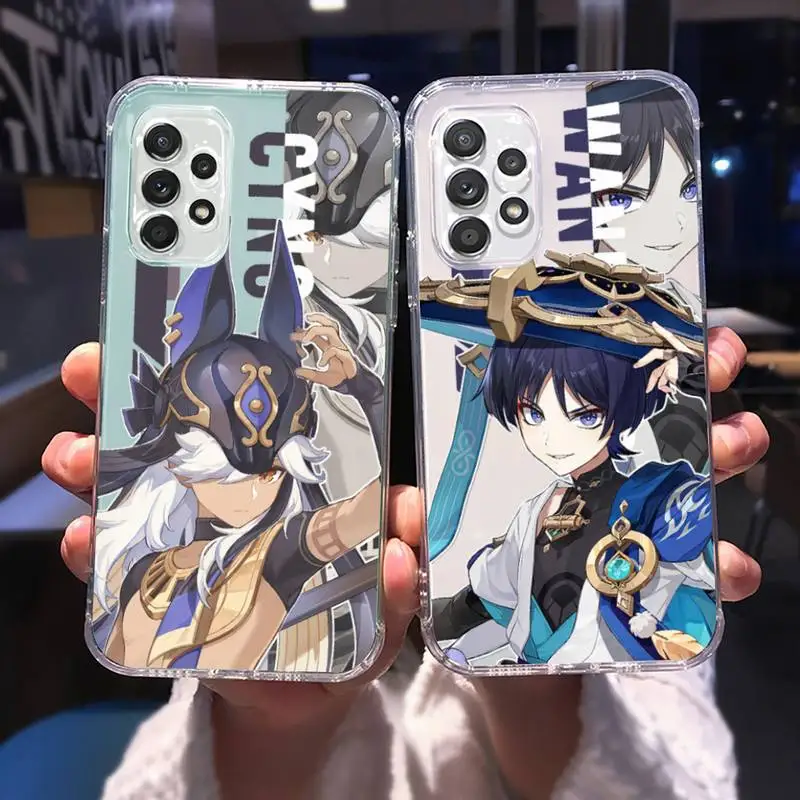 Hot Genshin Impact game anime Phone Case Transparent For Samsung Galaxy A S 22 52 20 21 71 10 51 50 12 40 fe ultra plus
Hot Genshin Impact game anime Phone Case Transparent For Samsung Galaxy A S 22 52 20 21 71 10 51 50 12 40 fe ultra plus