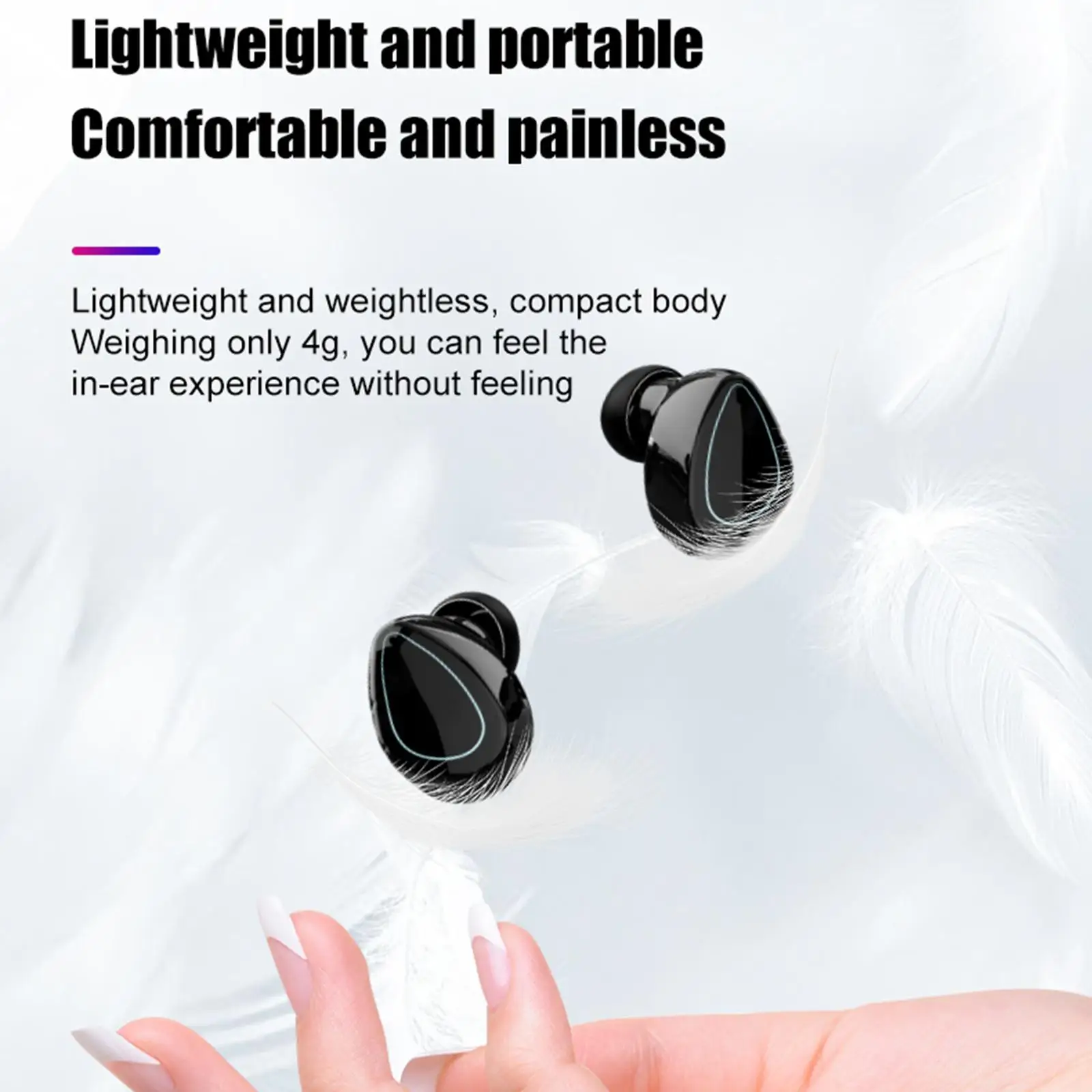 Удобные TWS-наушники со светодиодным дисплеем и зарядным футляром на 1200 мАч, стереонаушники, мини-наушники для работы в бизнесе и игре
Удобные TWS-наушники со светодиодным дисплеем и зарядным футляром на 1200 мАч, стереонаушники, мини-наушники для работы в бизнесе и игре