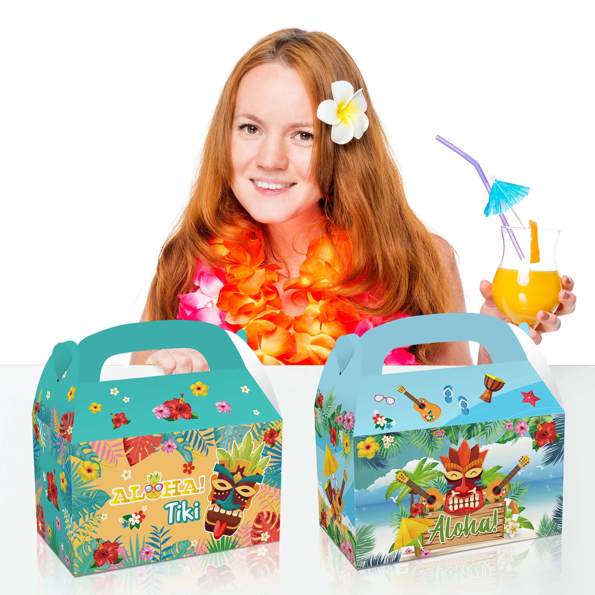 DD193 4Pcs Birthday Decor Hawaiian Party Decorations Paper Candy Boxes Tropical Party Summer Party Luau Decor Aloha Supplies
DD193 4Pcs Birthday Decor Hawaiian Party Decorations Paper Candy Boxes Tropical Party Summer Party Luau Decor Aloha Supplies