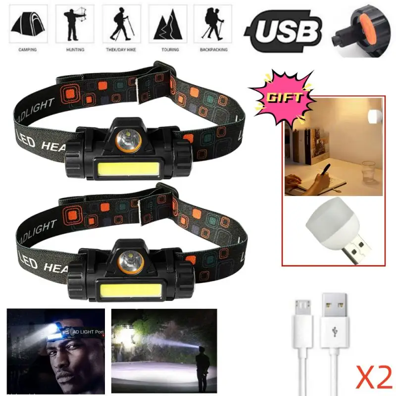 Налобный фонарь, передний светодиодный перезаряжаемый налобный фонарь Cob, налобный фонарь 18650, водонепроницаемый фонарь для кемпинга, рыбалки на открытом воздухе 
Налобный фонарь, передний светодиодный перезаряжаемый налобный фонарь Cob, налобный фонарь 18650, водонепроницаемый фонарь для кемпинга, рыбалки на открытом воздухе