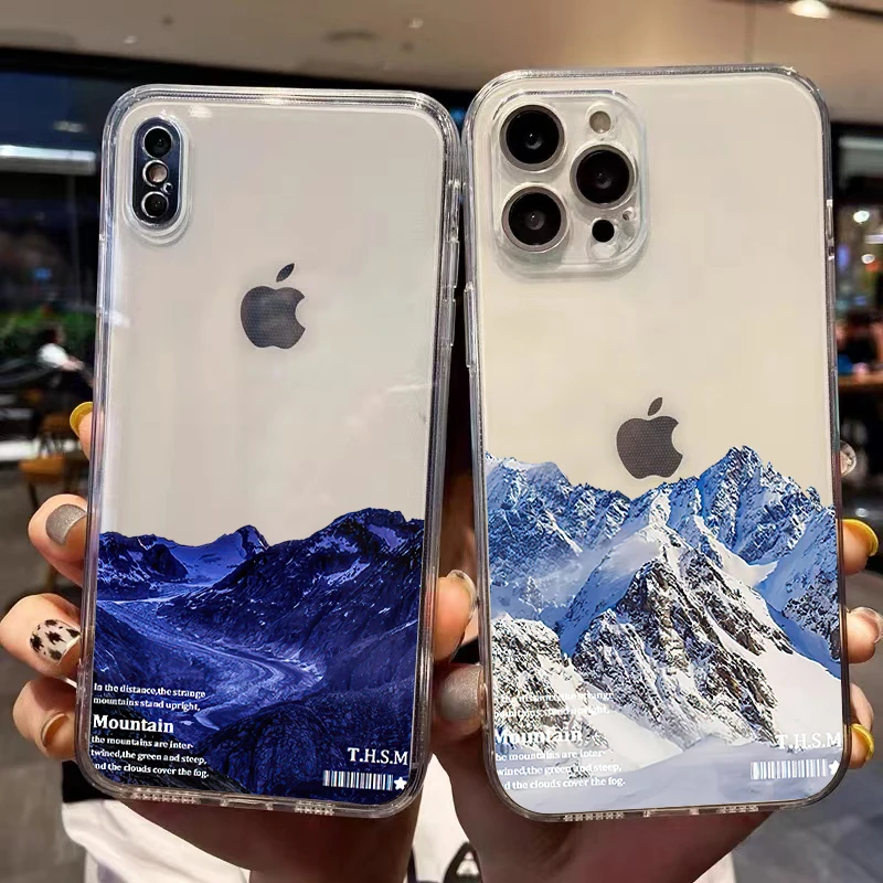 Snow Mountain Landscape Phone Case For iPhone 13 12 Pro Mini 11 Pro Max X XR XS Max 6 6S 7 8 Plus Soft Full Protection Carcasa
Snow Mountain Landscape Phone Case For iPhone 13 12 Pro Mini 11 Pro Max X XR XS Max 6 6S 7 8 Plus Soft Full Protection Carcasa