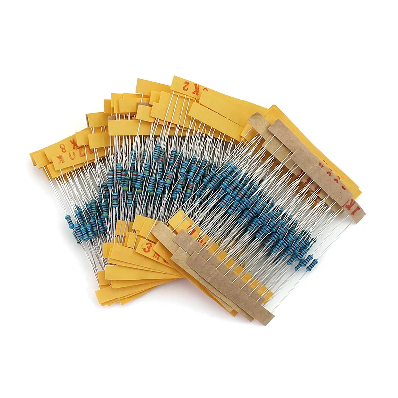 300pcs 1/4W Resistor kit (10Ω~1MΩ) Metal film Resistor 30 Value assortment set,0.25W Resistors 10 OHM 100 OHM 1K 10K 100K
300pcs 1/4W Resistor kit (10Ω~1MΩ) Metal film Resistor 30 Value assortment set,0.25W Resistors 10 OHM 100 OHM 1K 10K 100K