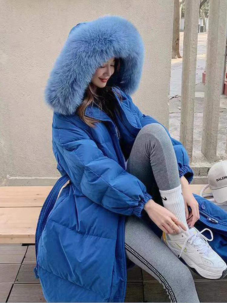 KBAT Warm Women's Winter Parkas 2023 Oversize Thick Big Fur Collar Button Cotton Padded Coat Soft Jacket with Belt For Women
KBAT Warm Women's Winter Parkas 2023 Oversize Thick Big Fur Collar Button Cotton Padded Coat Soft Jacket with Belt For Women