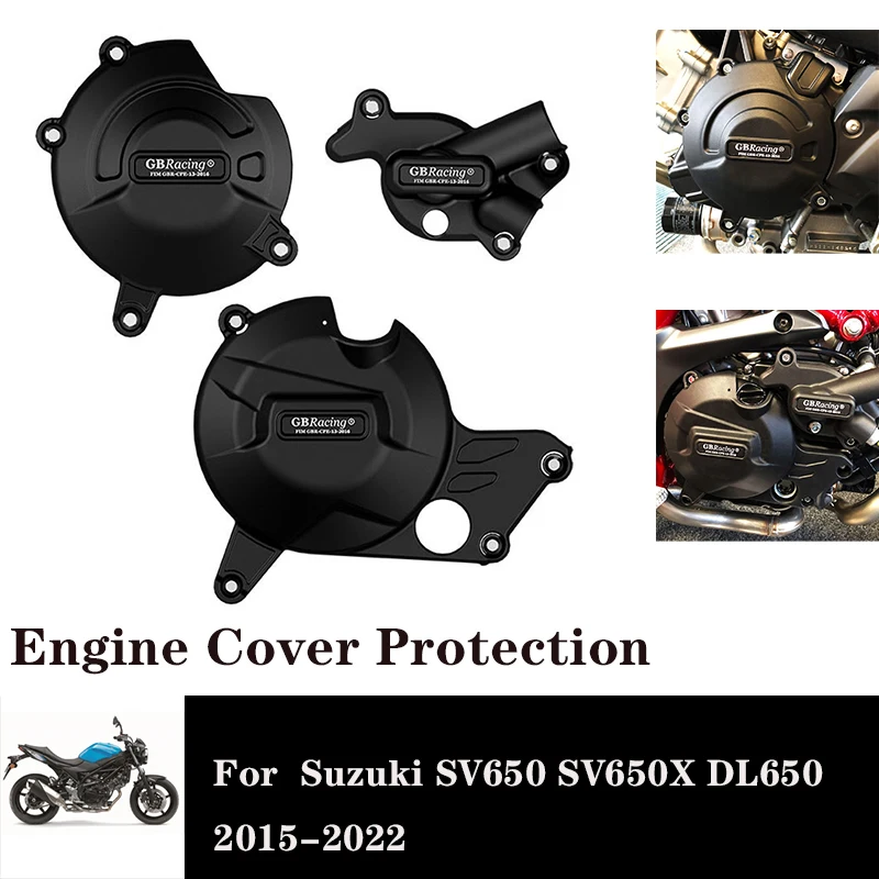 Motocross Accessories Secondary Engine Cover Protection Kit Case for GBRaing for Suzuki SV650 SV650X DL650 2015-2022
Motocross Accessories Secondary Engine Cover Protection Kit Case for GBRaing for Suzuki SV650 SV650X DL650 2015-2022