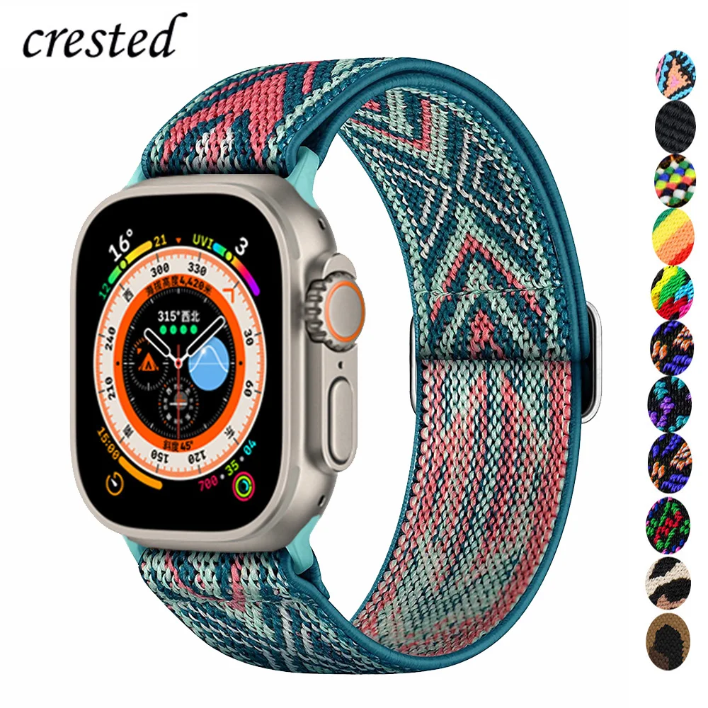 Scrunchie band for Apple watch Strap 41mm 45mm 40mm 44mm 38mm 42mm 49mm Elastic Nylon bracelet iWatch series 7 se 6 5 3 Ultra 8
Scrunchie band for Apple watch Strap 41mm 45mm 40mm 44mm 38mm 42mm 49mm Elastic Nylon bracelet iWatch series 7 se 6 5 3 Ultra 8