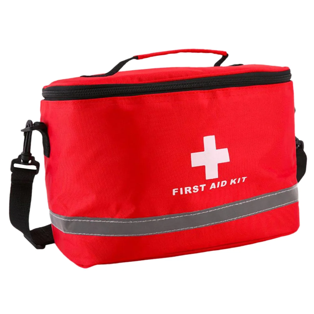 First Aid Bag Empty Storage Bag Shoulder Bag for Home Car Outdoor Travel Camping Hiking Red 
First Aid Bag Empty Storage Bag Shoulder Bag for Home Car Outdoor Travel Camping Hiking Red