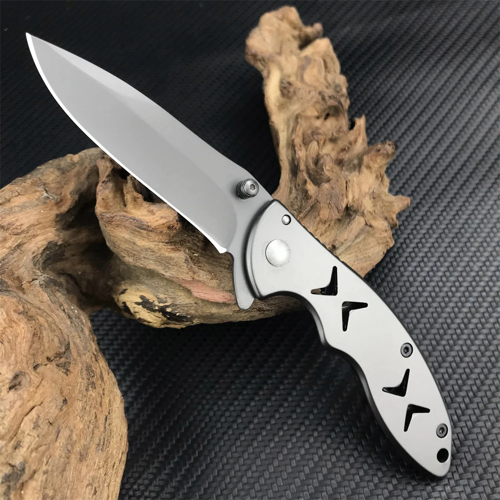 Outdoor Pocket Folding Knife 440C Blade 420 Stainless Steel Handle with Pocket Clip Practical Survival Hunting EDC Tool
Outdoor Pocket Folding Knife 440C Blade 420 Stainless Steel Handle with Pocket Clip Practical Survival Hunting EDC Tool