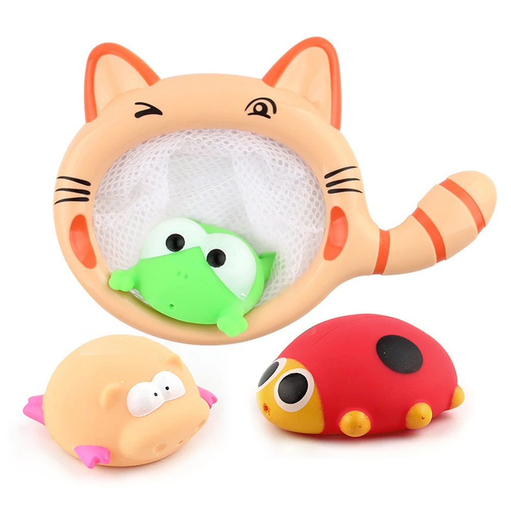 Baby Pool Cartoon Water Shower Cute Educational Bathroom Game Play Floating Animals Bath Toy Set With Fishing Net Catch
Baby Pool Cartoon Water Shower Cute Educational Bathroom Game Play Floating Animals Bath Toy Set With Fishing Net Catch