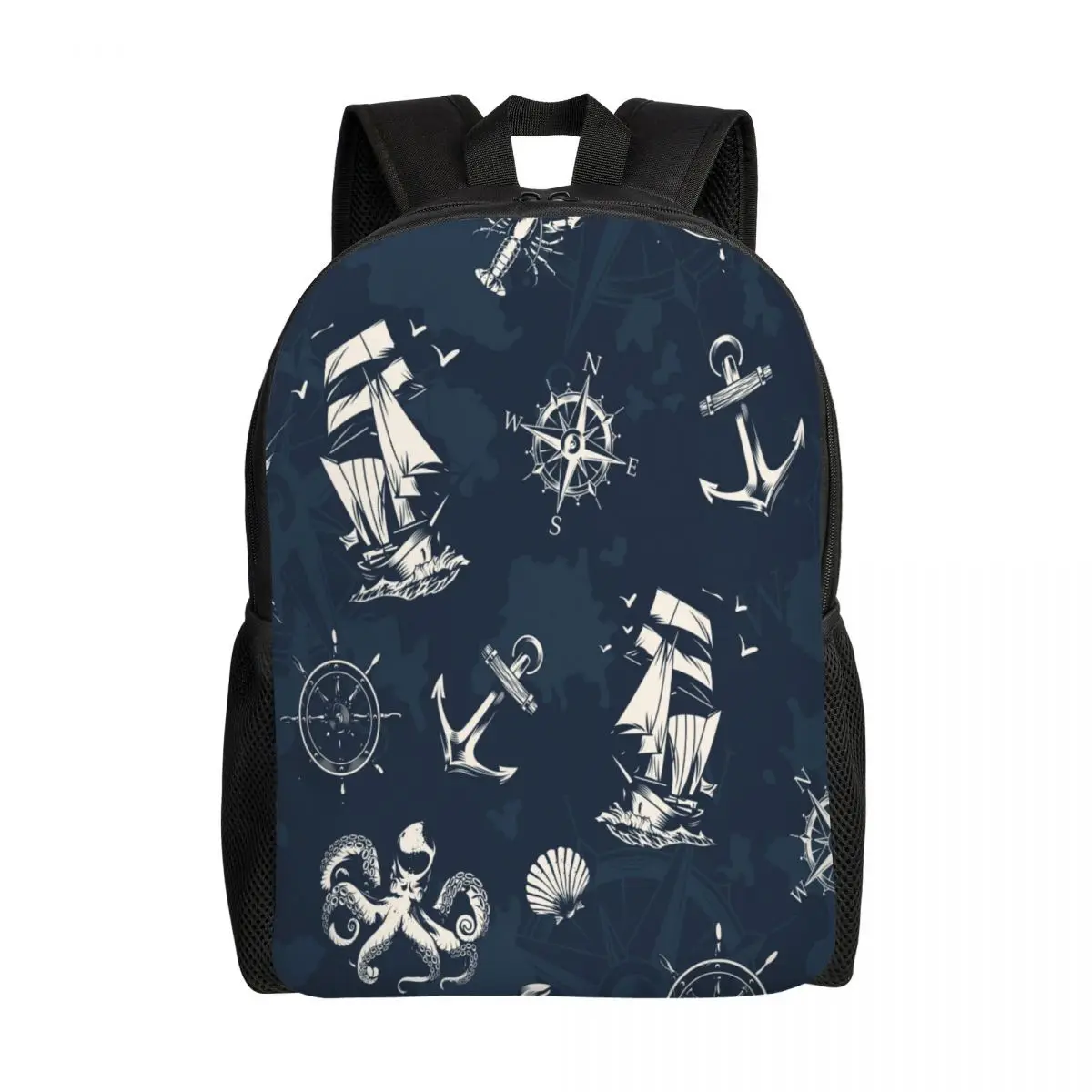 School Bag 15 Inch Laptop Backpack Casual Shoulder Bagpack Travel Ocean Ship Anchor And Octopus Backpack Mochila
School Bag 15 Inch Laptop Backpack Casual Shoulder Bagpack Travel Ocean Ship Anchor And Octopus Backpack Mochila