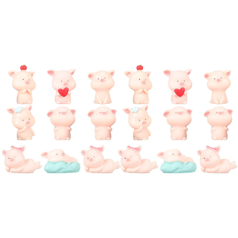 18 Pcs Micro Landscape Resin Craft Piggy Ornament Set Mini Statue Animal Figurine Figurines Desktop Toys Miniature Decor
18 Pcs Micro Landscape Resin Craft Piggy Ornament Set Mini Statue Animal Figurine Figurines Desktop Toys Miniature Decor