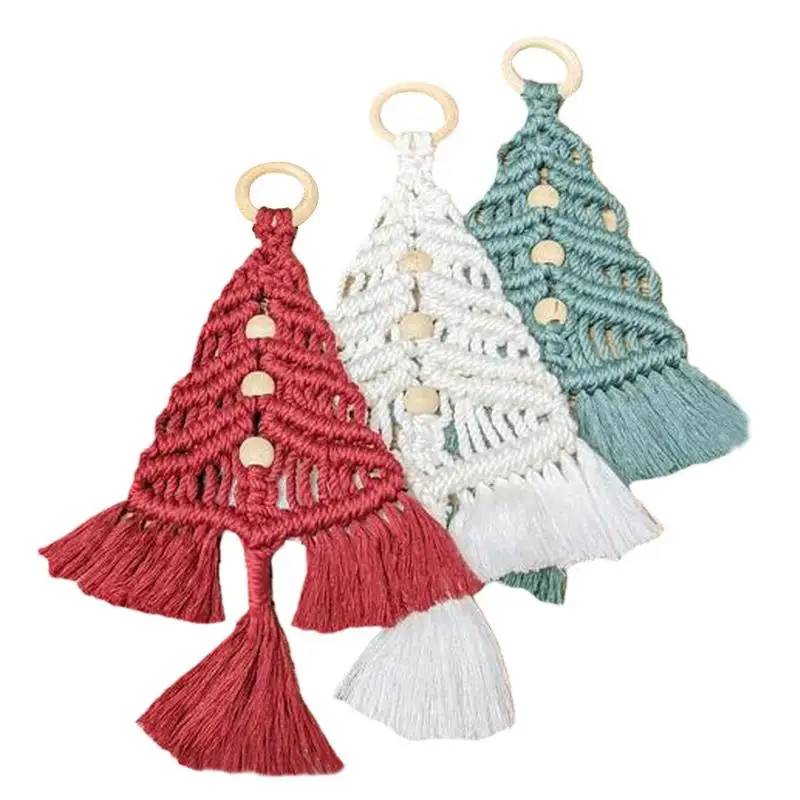 Macrame Christmas Tree Toys Wall Hanging Colourful Handwoven Boho Decoration Bohemian Decor for Living Room Kids Baby Gift
Macrame Christmas Tree Toys Wall Hanging Colourful Handwoven Boho Decoration Bohemian Decor for Living Room Kids Baby Gift
