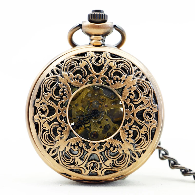 Vintage Mechanical Pocket Watch Hollow Carved Flip Roman Numerals with Chain Pendant Men's Ladies Student Gift Souvenirs
Vintage Mechanical Pocket Watch Hollow Carved Flip Roman Numerals with Chain Pendant Men's Ladies Student Gift Souvenirs