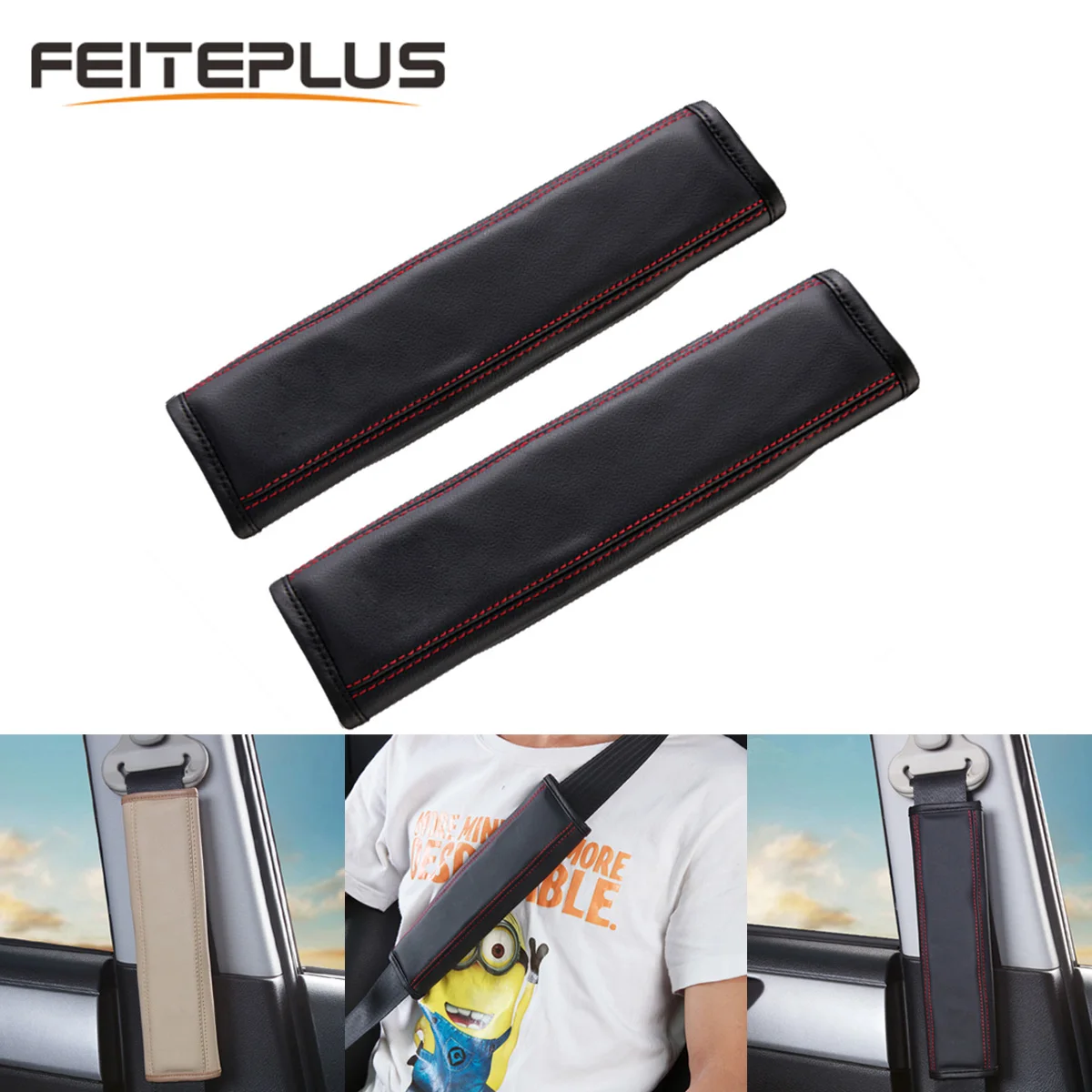 2 x PU Leather Seat Belt Shoulder Pad Car Seat Belt Covers for Adults Seatbelt Pads Strap Shoulder Protector Black Red Beige
2 x PU Leather Seat Belt Shoulder Pad Car Seat Belt Covers for Adults Seatbelt Pads Strap Shoulder Protector Black Red Beige