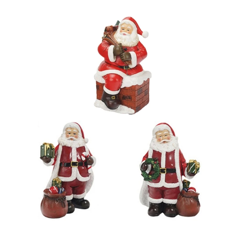 Декоративные рождественские настольные украшения в виде Санта-Клауса
Декоративные рождественские настольные украшения в виде Санта-Клауса