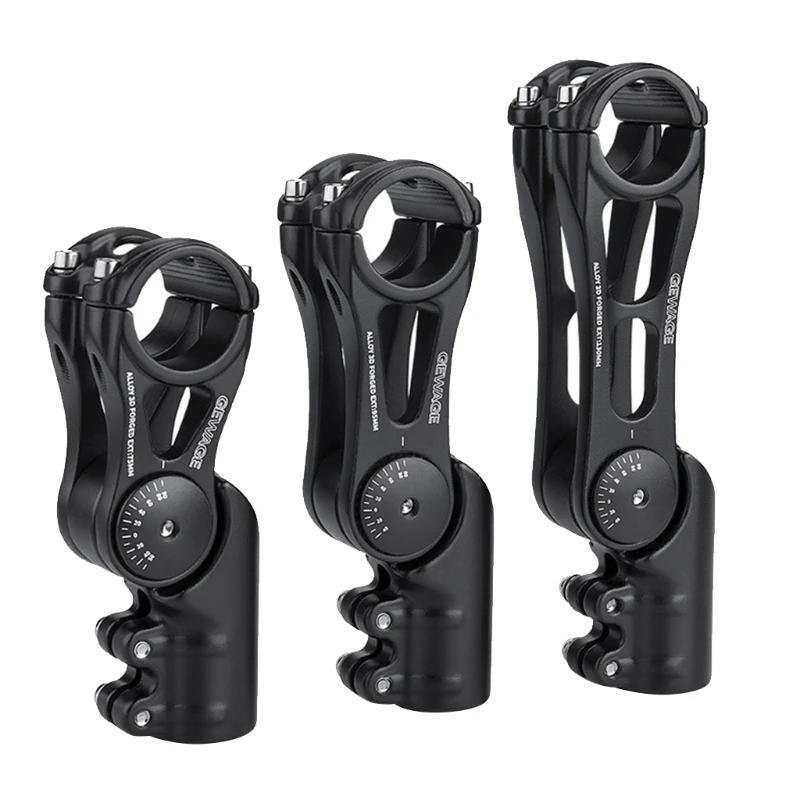 130 Degrees Adjustable Mountain Bike Stem 75mm 95mm 130mm Aluminum 31.8mm 28.6mm Short Handlebar Stem Riser For MTB Dh 24BD
130 Degrees Adjustable Mountain Bike Stem 75mm 95mm 130mm Aluminum 31.8mm 28.6mm Short Handlebar Stem Riser For MTB Dh 24BD
