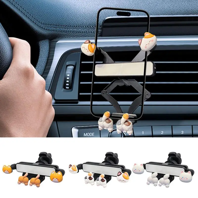 

Car Mobile Phone Holder Auto Vent Phone Mounts Automobile 360 Degree Adjustment Cellphone Stand Car Interior Vehicle Accessories