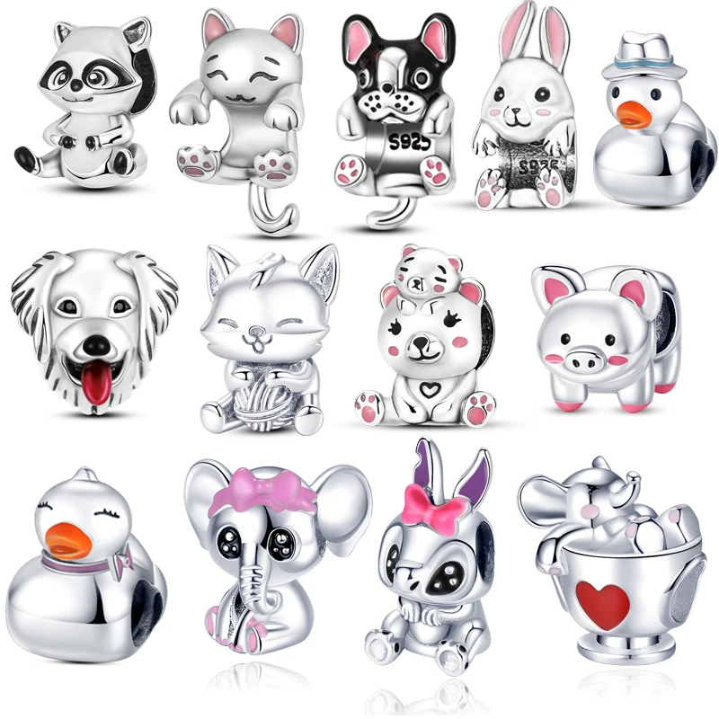 2022 New 925 Sterling Silver Elephant Rabbit Cat and Dog Charms Fit Original Pandora Bracelet Necklace Trinket Diy Women Jewelry
2022 New 925 Sterling Silver Elephant Rabbit Cat and Dog Charms Fit Original Pandora Bracelet Necklace Trinket Diy Women Jewelry