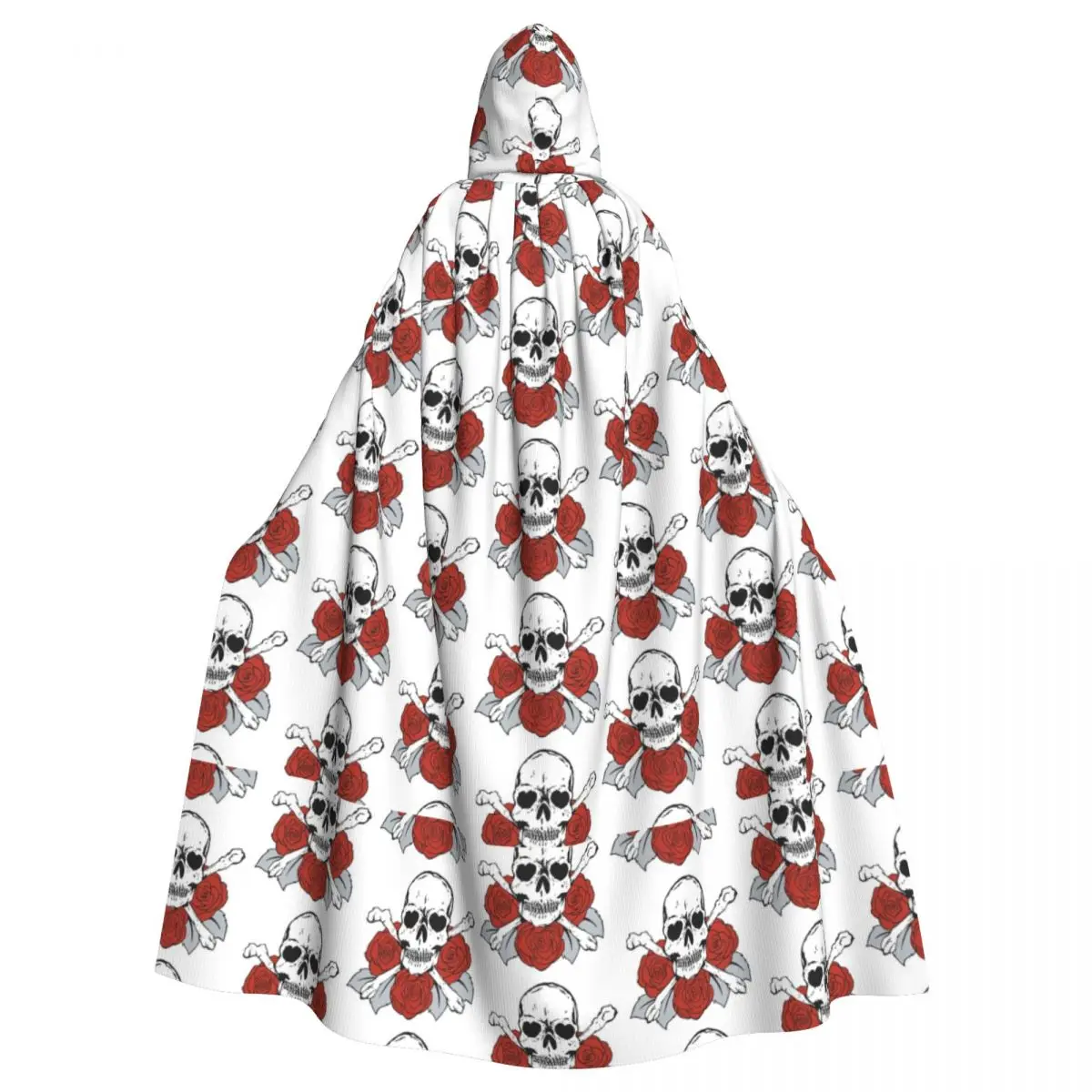 Unisex Witch Party Reversible Hooded Adult Vampires Cape Cloak Skulls And Roses Pattern
Unisex Witch Party Reversible Hooded Adult Vampires Cape Cloak Skulls And Roses Pattern