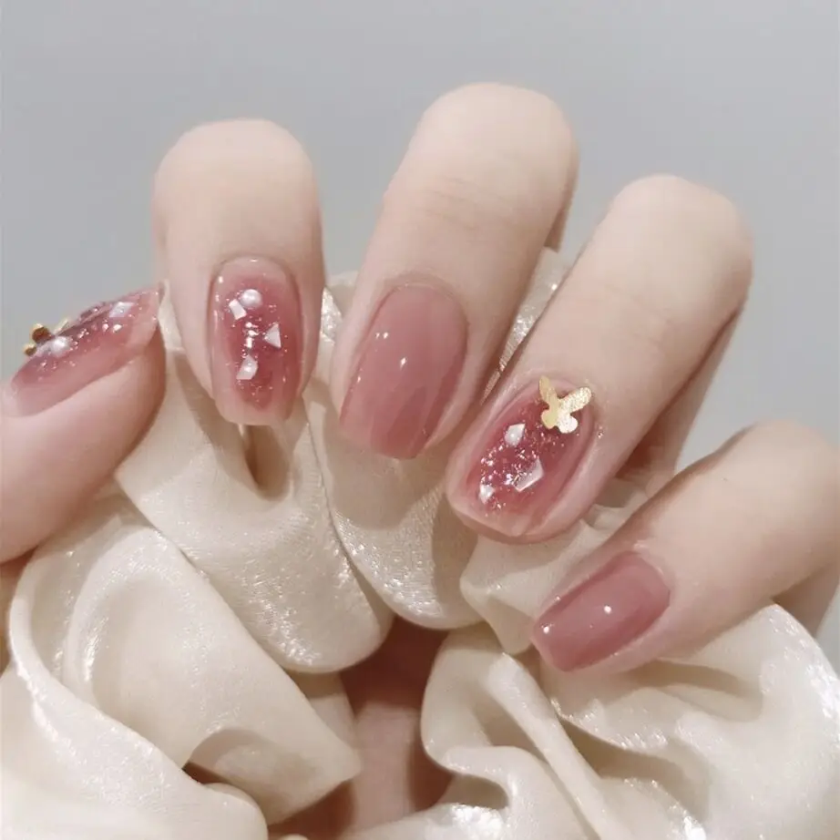 Накладные ногти 24 шт./коркоркор. румяна и Золотая Бабочка 3D Украшенные накладные ногти с полным покрытием акриловые накладные ногти для нев...
Накладные ногти 24 шт./коркоркор. румяна и Золотая Бабочка 3D Украшенные накладные ногти с полным покрытием акриловые накладные ногти для нев...