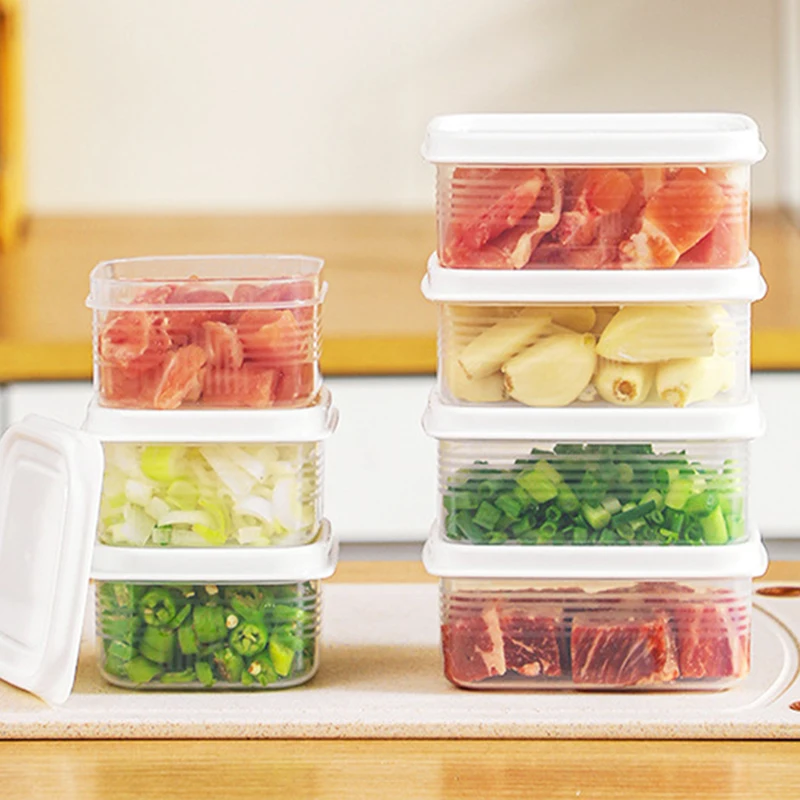 

Refrigerator Organizer Containers Food-grade Vegetable Fruit Sealed Preservation Box Fridge Freezer Containers Kitchen Organizer